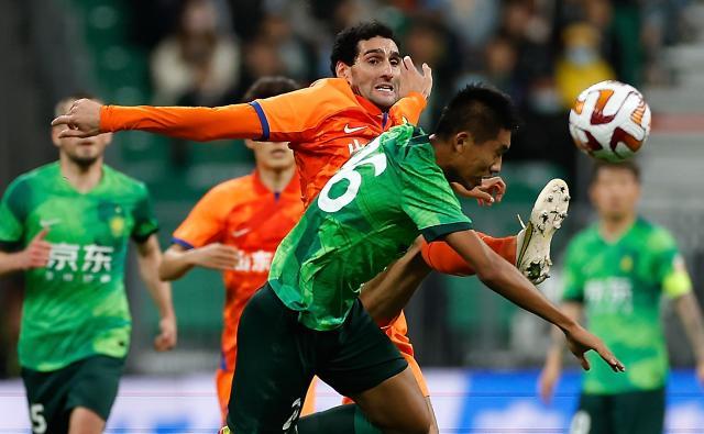 1682774693384004195.jpg HTH.com-【中超】孙国文空门不进 国安0比0闷平泰山四轮不胜